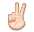 Victory Hand Emoji Lg