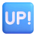 Up Button Emoji Microsoft-teams