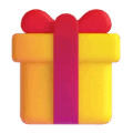 Wrapped Gift Emoji Microsoft-teams