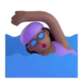 Woman Swimming Emoji Microsoft-teams