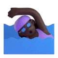 Woman Swimming Emoji Microsoft-teams