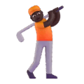 Person Golfing Emoji Microsoft-teams