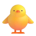 Front Facing Baby Chick Emoji Microsoft-teams