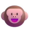 Monkey Face Emoji Microsoft-teams