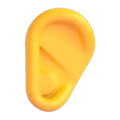 Ear Emoji Microsoft-teams