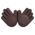 Open Hands Emoji Microsoft-teams