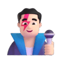 Man Singer Emoji Microsoft-teams