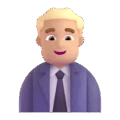 Man Office Worker Emoji Microsoft-teams