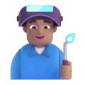 Man Factory Worker Emoji Microsoft-teams