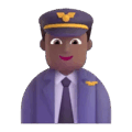 Man Pilot Emoji Microsoft-teams