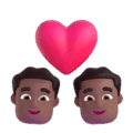 Couple With Heart Man Man Emoji Microsoft-teams