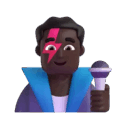 Man Singer Emoji Microsoft-teams
