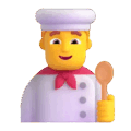 Man Cook Emoji Microsoft-teams