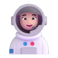 Woman Astronaut Emoji Microsoft-teams