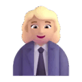 Woman Office Worker Emoji Microsoft-teams