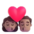 Kiss Woman Man Emoji Microsoft-teams