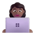 Woman Technologist Emoji Microsoft-teams