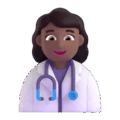 Woman Health Worker Emoji Microsoft-teams