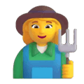 Woman Farmer Emoji Microsoft-teams