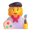 Woman Artist Emoji Microsoft-teams