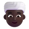 Woman Wearing Turban Emoji Microsoft-teams