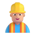Man Construction Worker Emoji Microsoft-teams