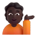 Person Tipping Hand Emoji Microsoft-teams