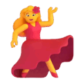 Woman Dancing Emoji Microsoft-teams