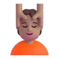 Person Getting Massage Emoji Microsoft-teams