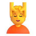 Person Getting Massage Emoji Microsoft-teams