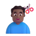 Man Getting Haircut Emoji Microsoft-teams