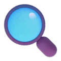 Magnifying Glass Tilted Left Emoji Microsoft-teams