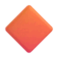 Large Orange Diamond Emoji Microsoft-teams