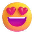 Smiling Face With Heart Eyes Emoji Microsoft-teams