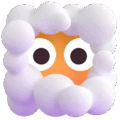 Face In Clouds Emoji Microsoft-teams