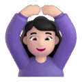 Woman Gesturing Ok Emoji Microsoft-teams