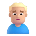 Man Frowning Emoji Microsoft-teams