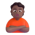 Person Pouting Emoji Microsoft-teams