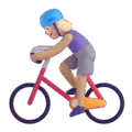 Woman Biking Emoji Microsoft-teams