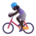 Woman Biking Emoji Microsoft-teams