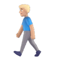 Man Walking Emoji Microsoft-teams