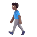 Man Walking Emoji Microsoft-teams