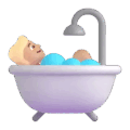 Person Taking Bath Emoji Microsoft-teams