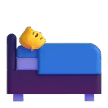 Person In Bed Emoji Microsoft-teams