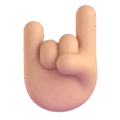 Sign Of The Horns Emoji Microsoft-teams