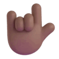 Love You Gesture Emoji Microsoft-teams