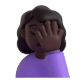 Woman Facepalming Emoji Microsoft-teams