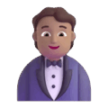 Person In Tuxedo Emoji Microsoft-teams