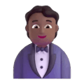 Person In Tuxedo Emoji Microsoft-teams