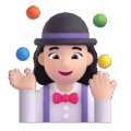 Woman Juggling Emoji Microsoft-teams